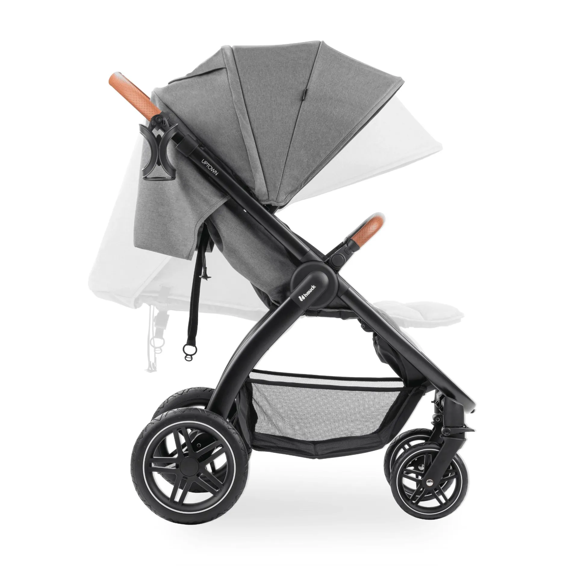 hauck Uptown Black Melange Grey*Kinder Buggys