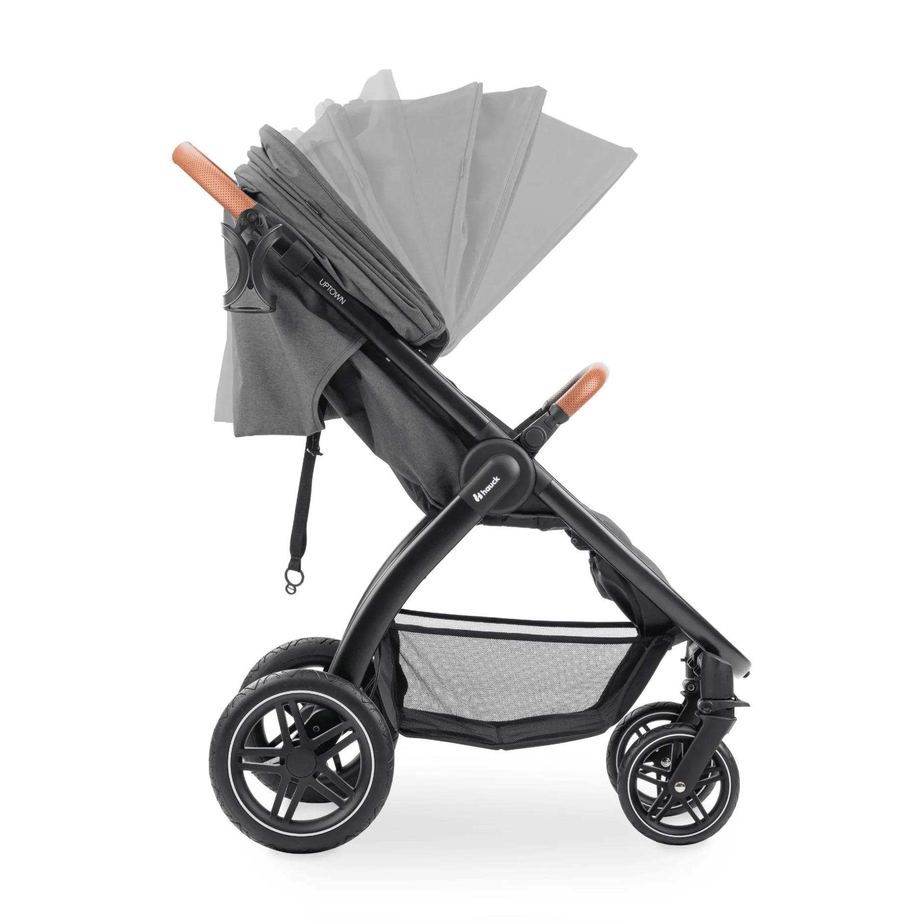 hauck Uptown Black Melange Grey*Kinder Buggys
