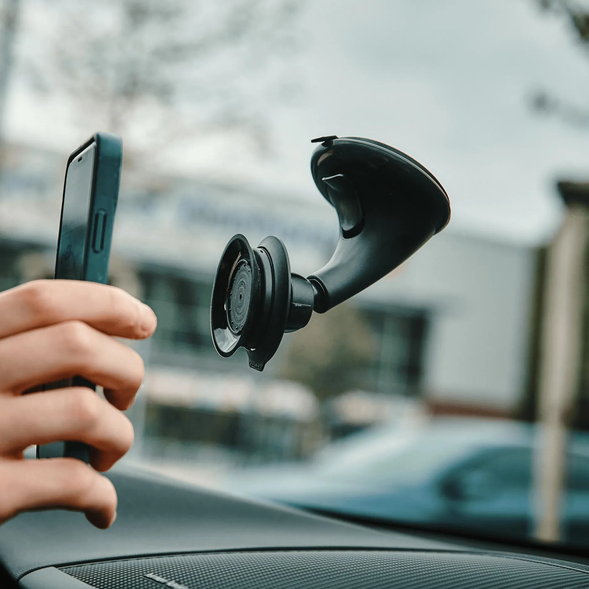 FIDLOCK vakuum-magnetischer Smartphone-Halter für die Windschutzscheibe*Kinder Kindersitz Zubehör
