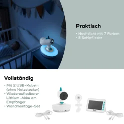 babymoov Video Babyphone YOO-Moov und Zusatzkamera YOO-Moov* Babyphone
