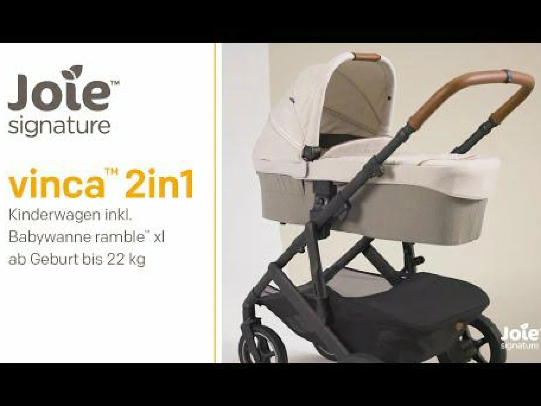 Joie signature Vinca 2in1 Eclipse*Kinder Kombi-Kinderwagen