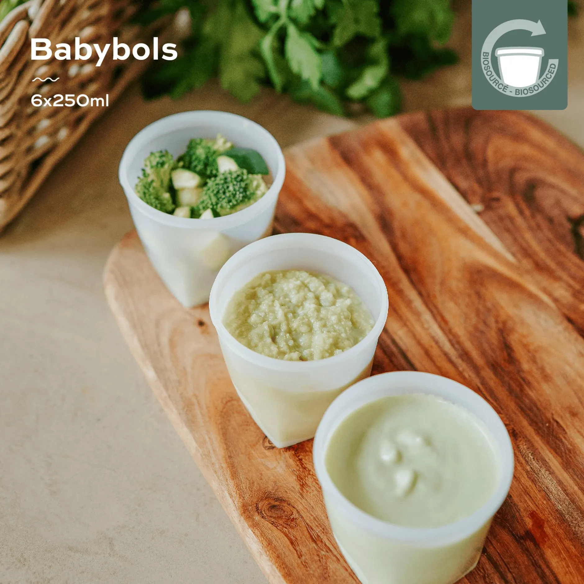 babymoov Vorratsbehälter Babybols 6x250ml* Nahrungsbehälter
