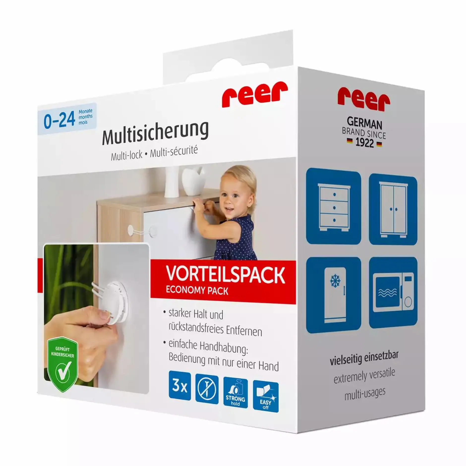 reer Vorteilspack Multi-Sicherung 3Stk*Kinder Kindersicherung