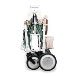 WONDERFOLD VW2 Volkswagen Kinderwagen Sage Green*Kinder Zwillingswagen & Geschwisterwagen