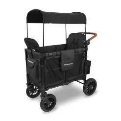 WONDERFOLD W2 Luxe Double Volcano Black*Kinder Zwillingswagen & Geschwisterwagen