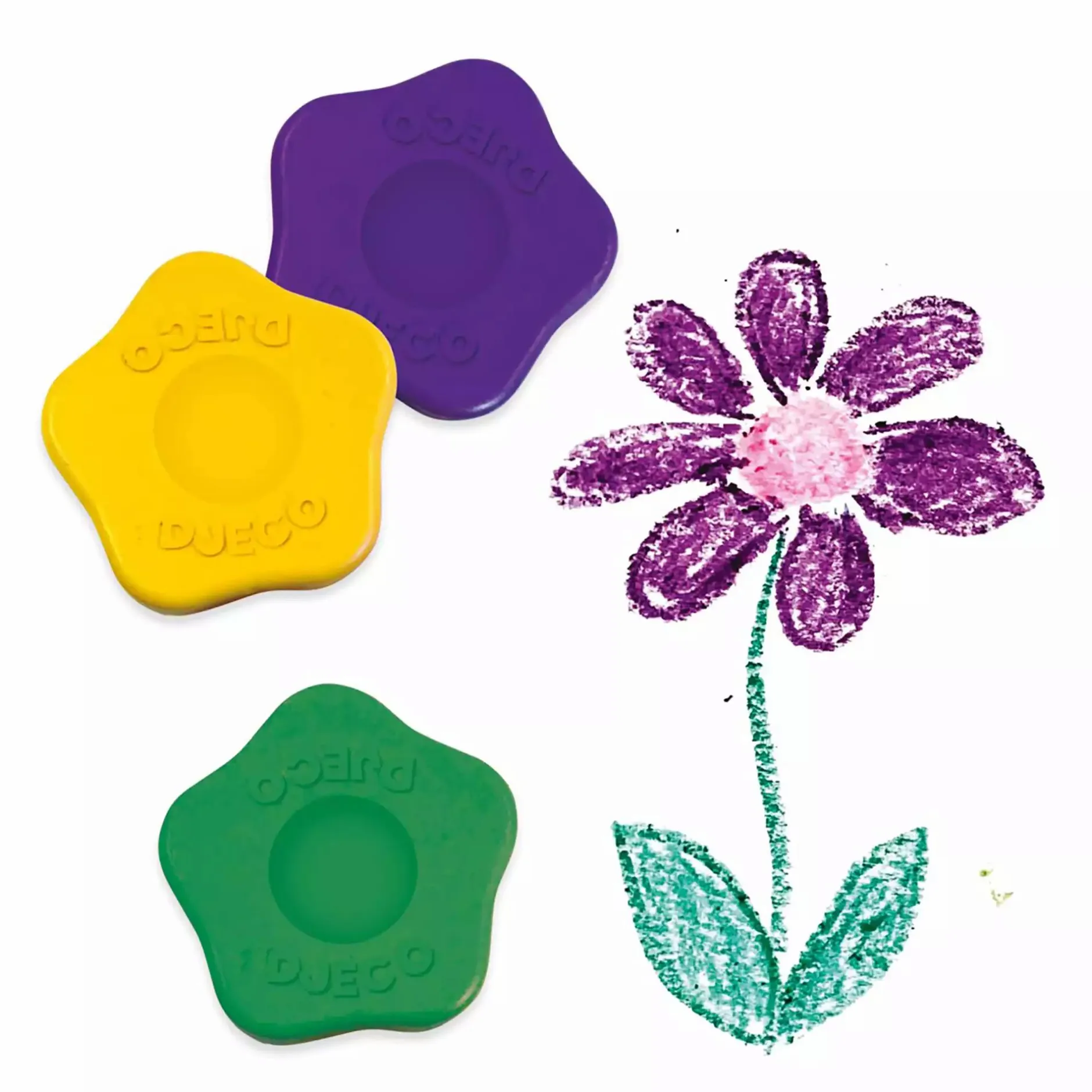 DJECO Wachsmalkreiden Blume*Kinder Malen & Kneten