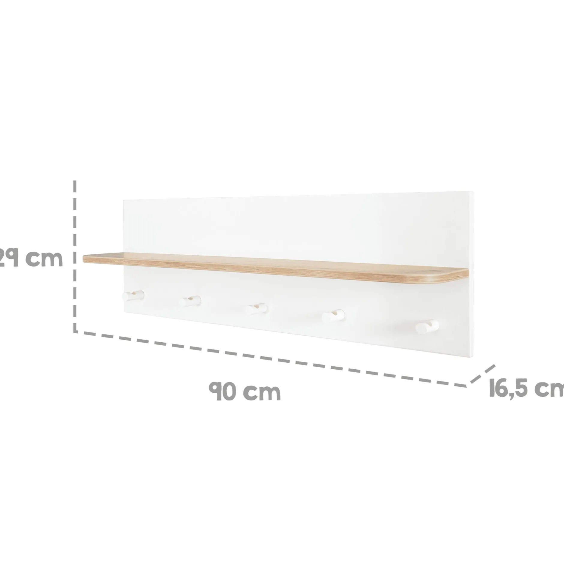roba Wandgarderobe Milan* Deko & Accessoires|Regale