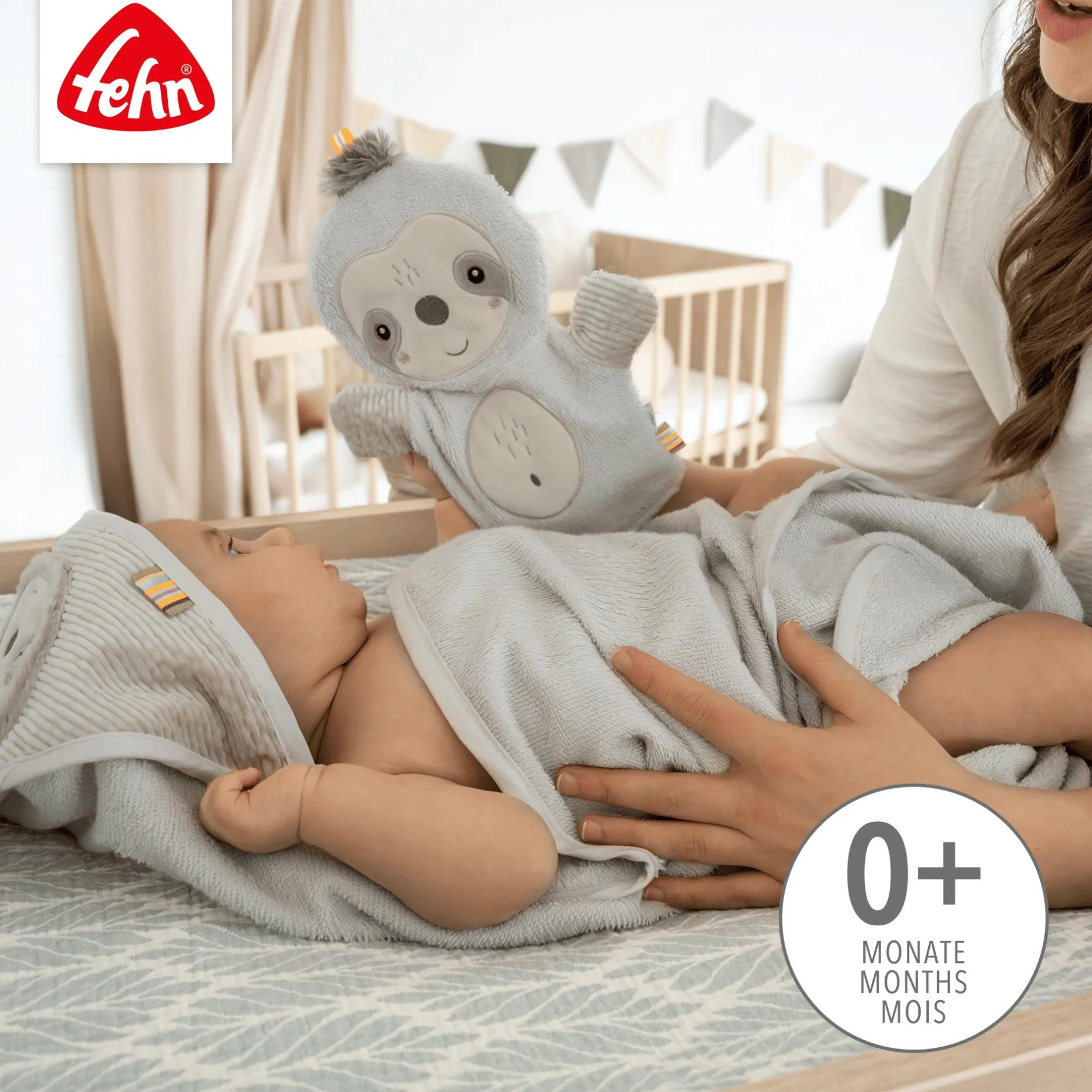 fehn Waschhandschuh Faultier* Badetextilien|Badetextilien