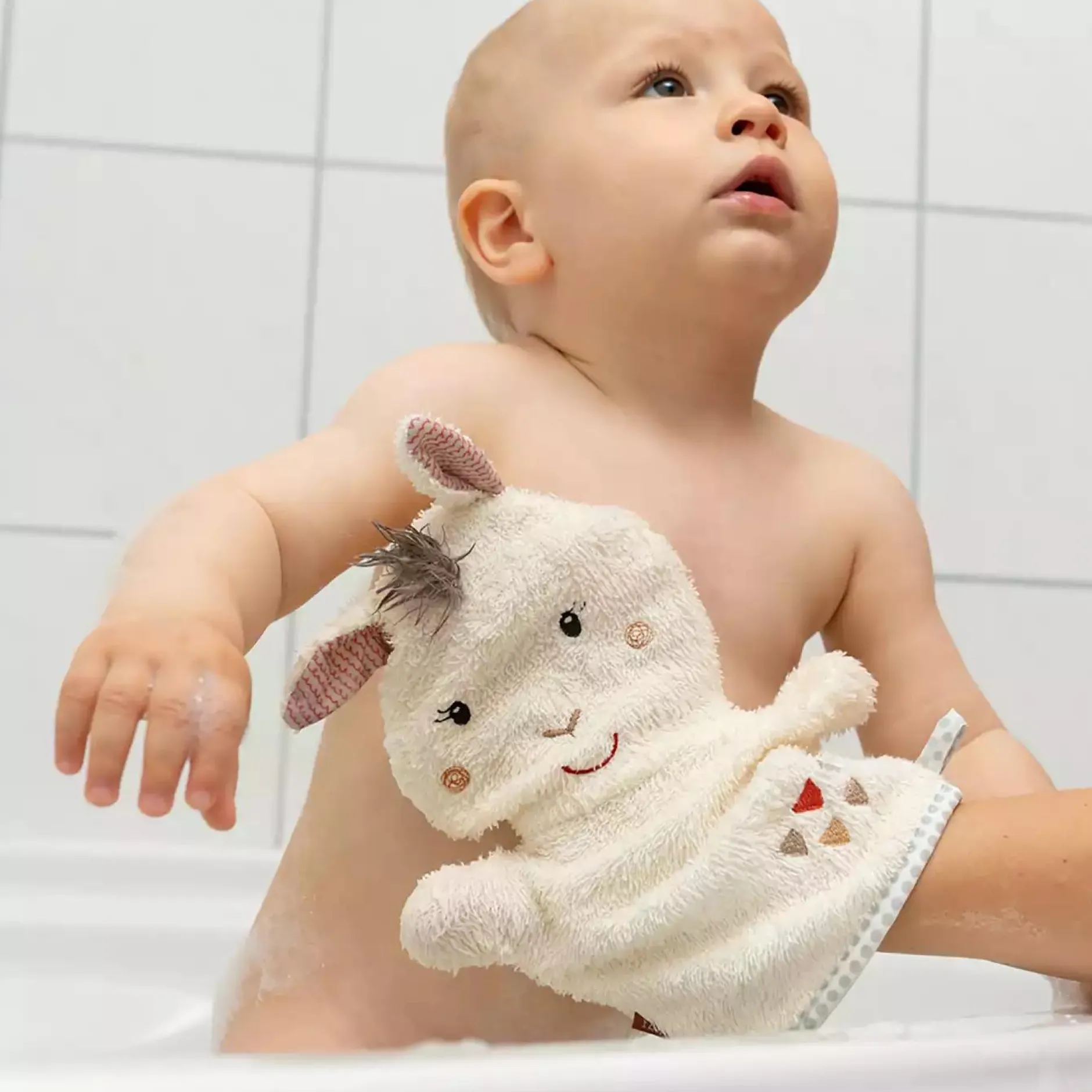 fehn Waschhandschuh Lama* Badetextilien|Badetextilien