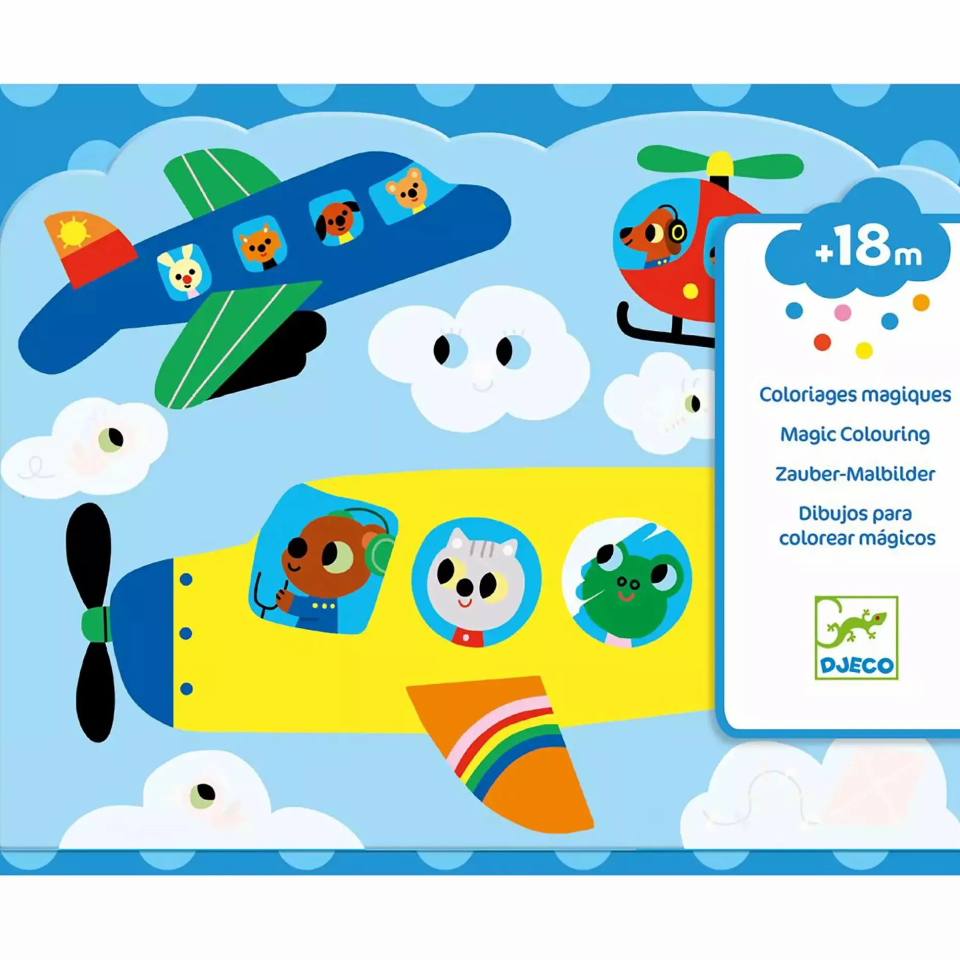 DJECO Wassermalen: im Himmel versteckt*Kinder Malen & Kneten