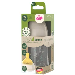 nip Weithalsflasche Cherry Green 260ml* Flaschen & Sauger