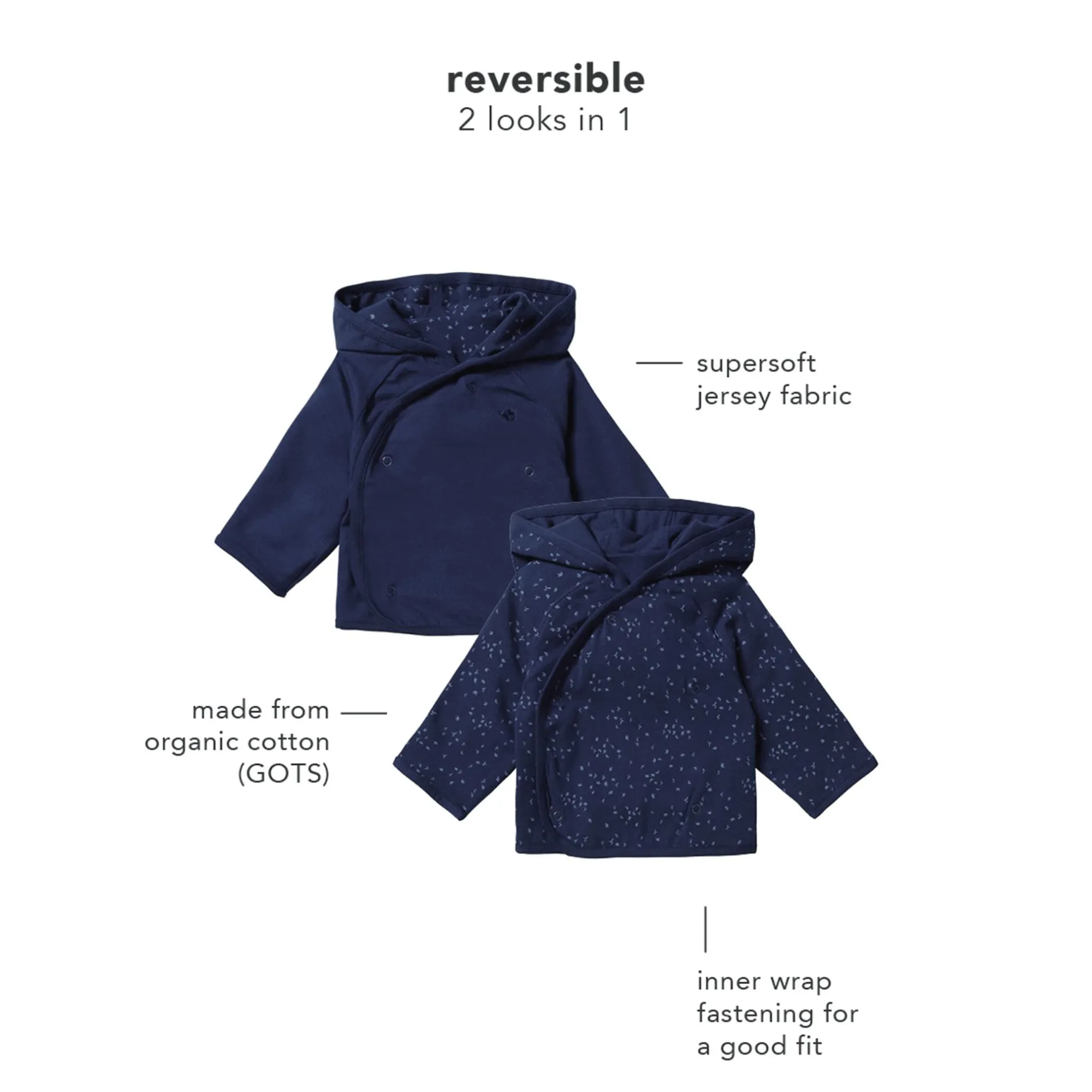 noppies Wendejacke Black Iris* Jacken|Oberteile