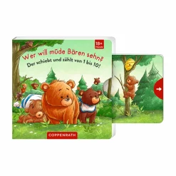 COPPENRATH Wer will müde Bären sehn? Der schiebt und zählt von 1 bis 10!*Kinder Lernspielzeug|Kinderbücher