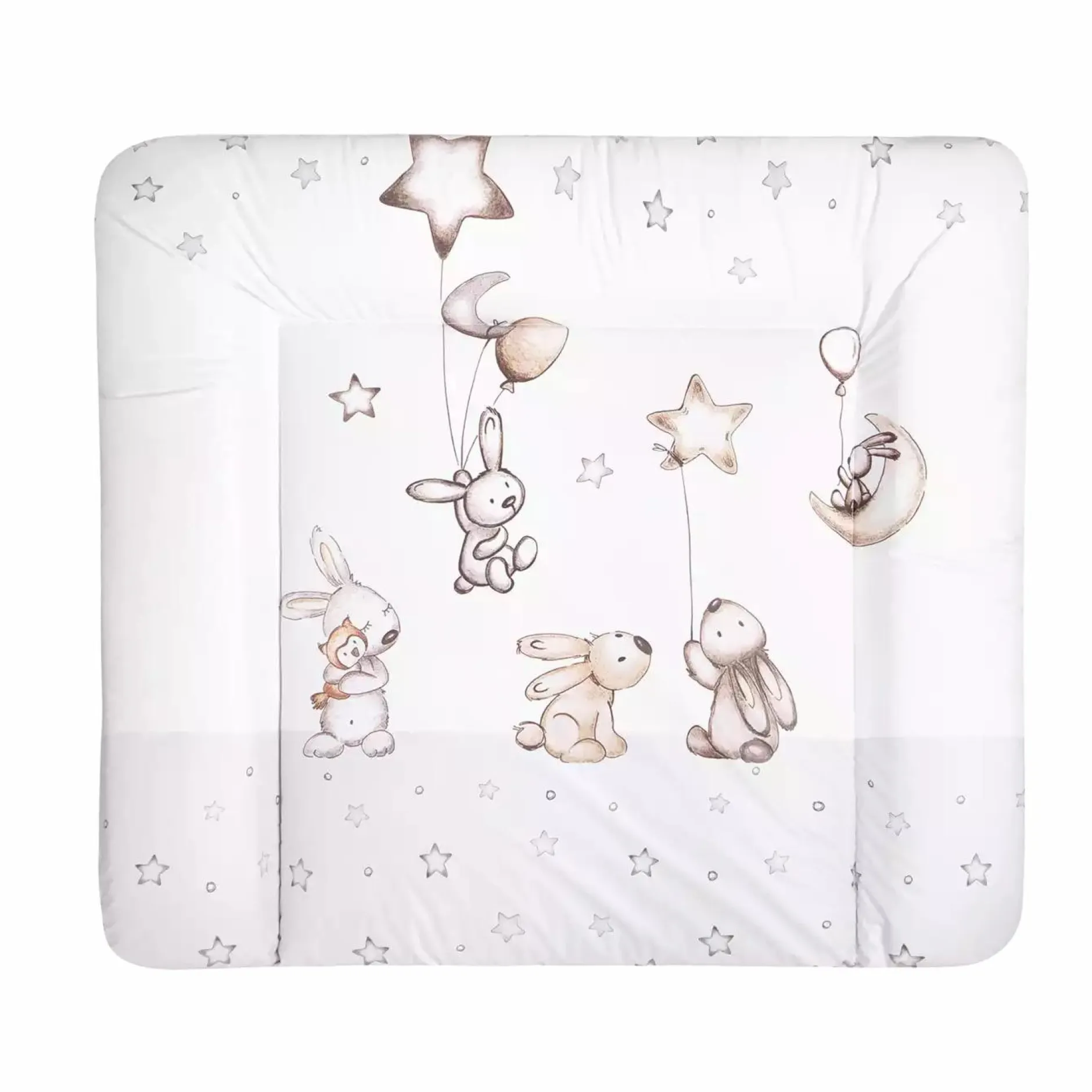 B.O. TraumZeit Wickelauflage Softy Hase mit Balloons* Wickelauflagen|Wickelauflagen