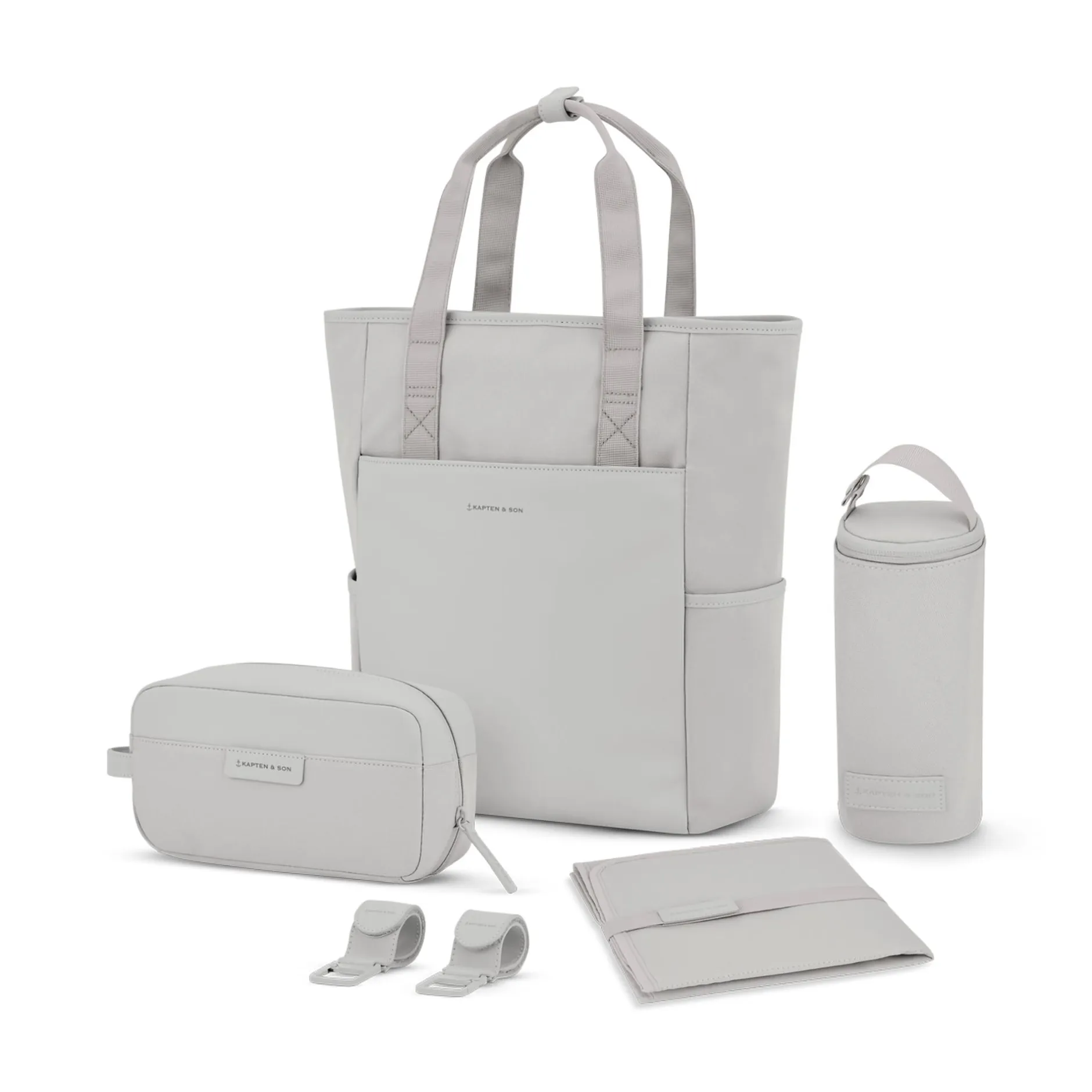 KAPTEN & SON Wickelrucksack Lindby Diaper Greige* Wickelrucksäcke