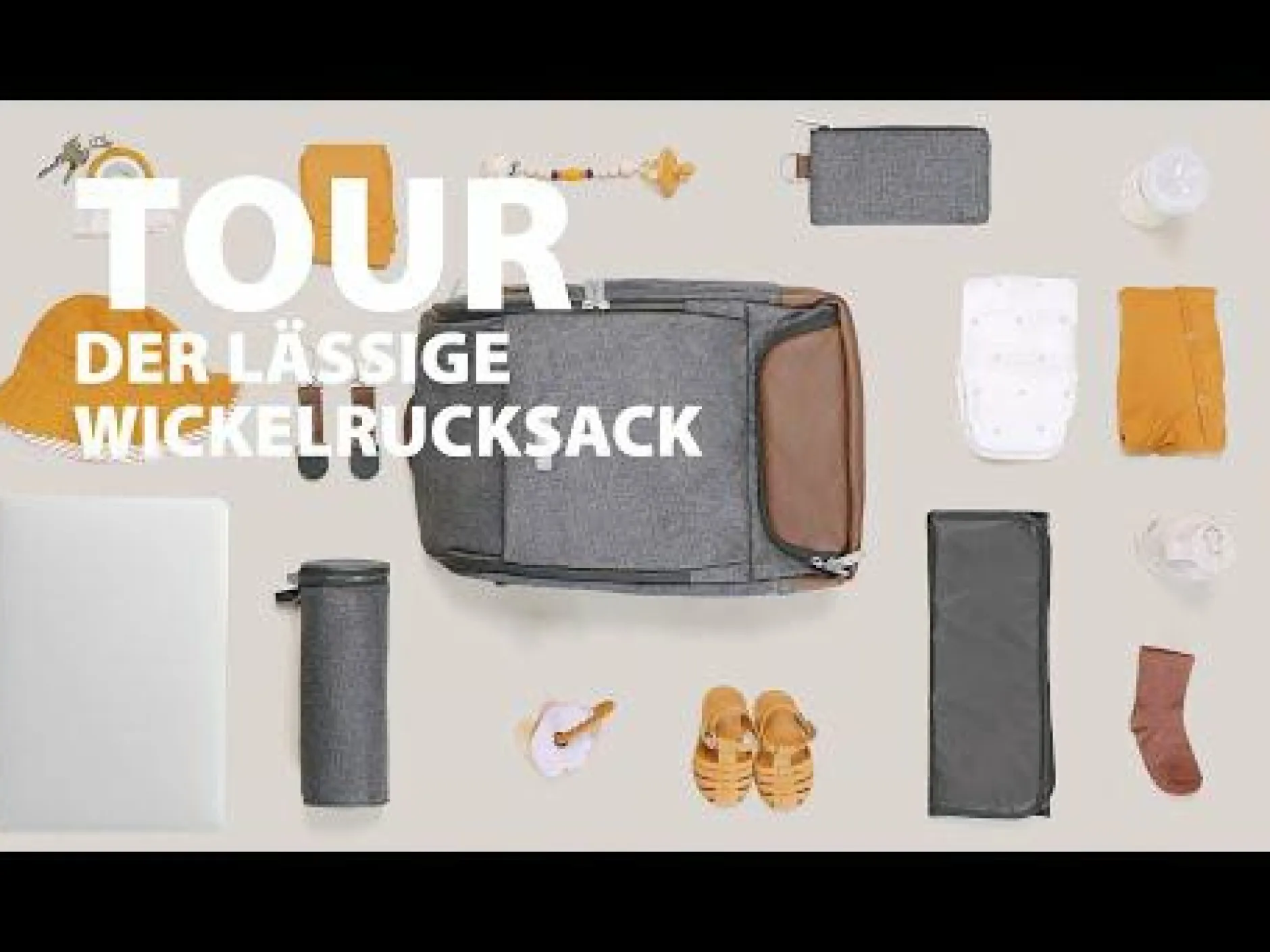 ABC DESIGN Wickelrucksack Tour Biscuit* Wickelrucksäcke