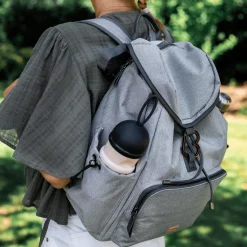 Bu00c8ABA Wickelrucksack Vancouver Heather Grey* Wickelrucksäcke