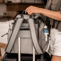 Bu00c8ABA Wickelrucksack Vancouver Heather Grey* Wickelrucksäcke