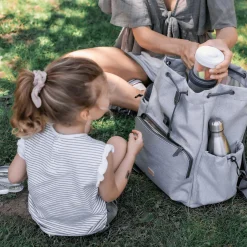 Bu00c8ABA Wickelrucksack Vancouver Heather Grey* Wickelrucksäcke