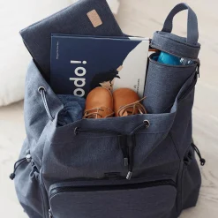 Bu00c8ABA Wickelrucksack Vancouver Dark Grey* Wickelrucksäcke