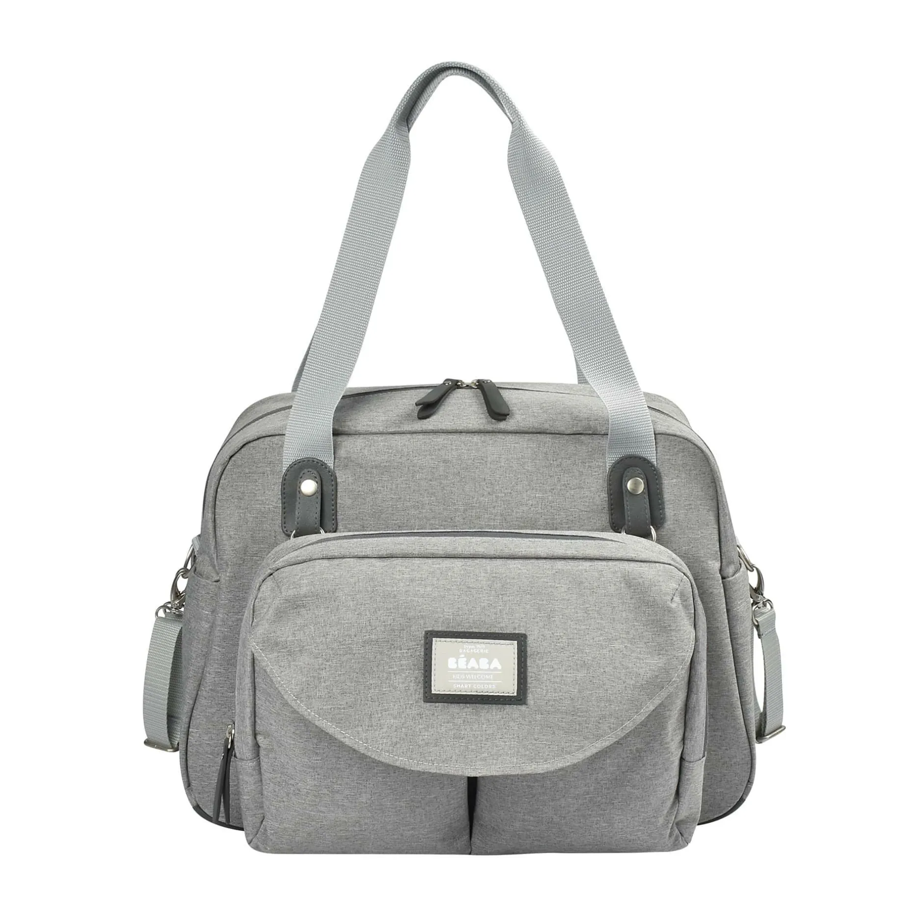 Bu00c8ABA Wickeltasche Geneve II Heather Grey* Wickeltaschen