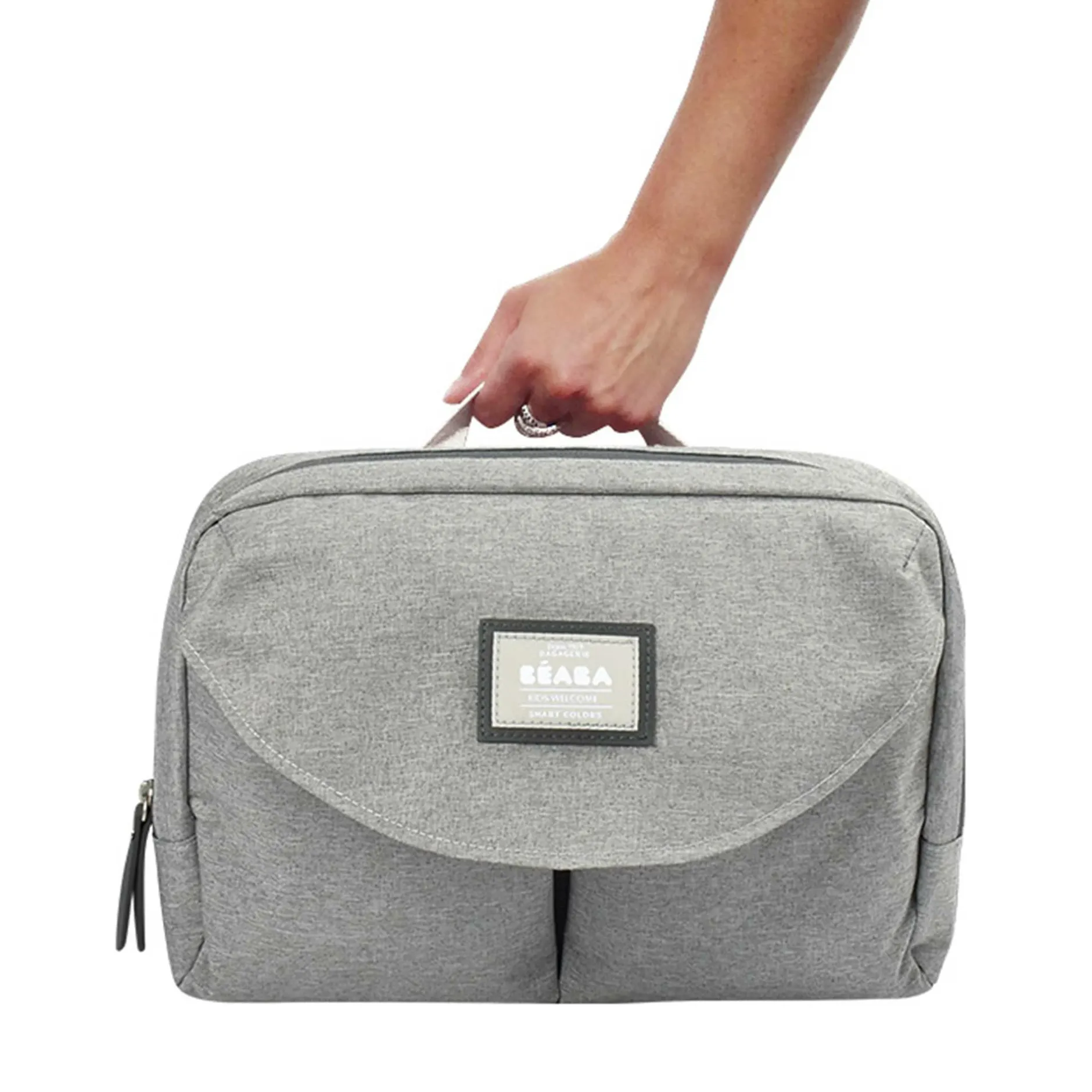 Bu00c8ABA Wickeltasche Geneve II Heather Grey* Wickeltaschen