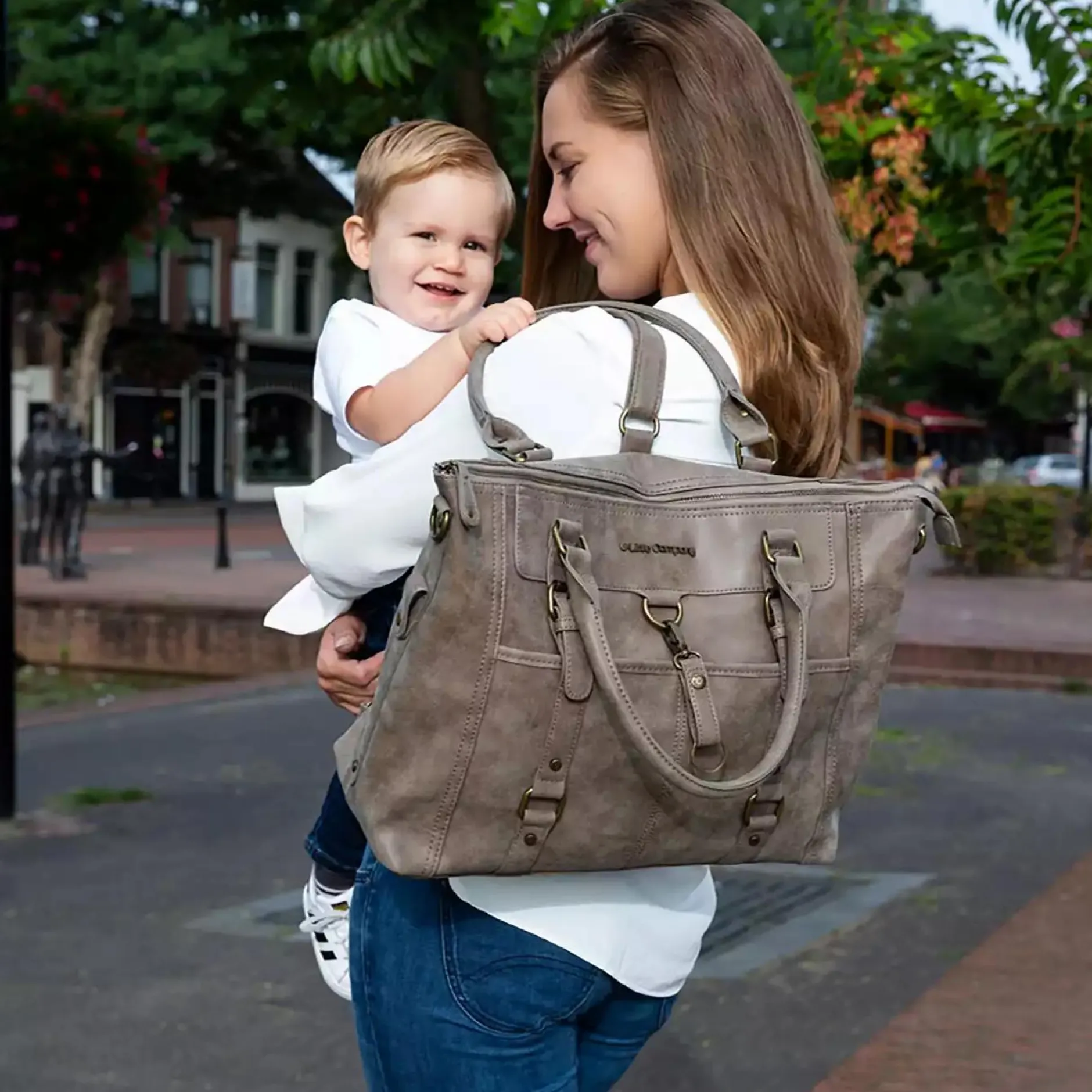Little Company Wickeltasche Helsinki solid taupe* Wickeltaschen