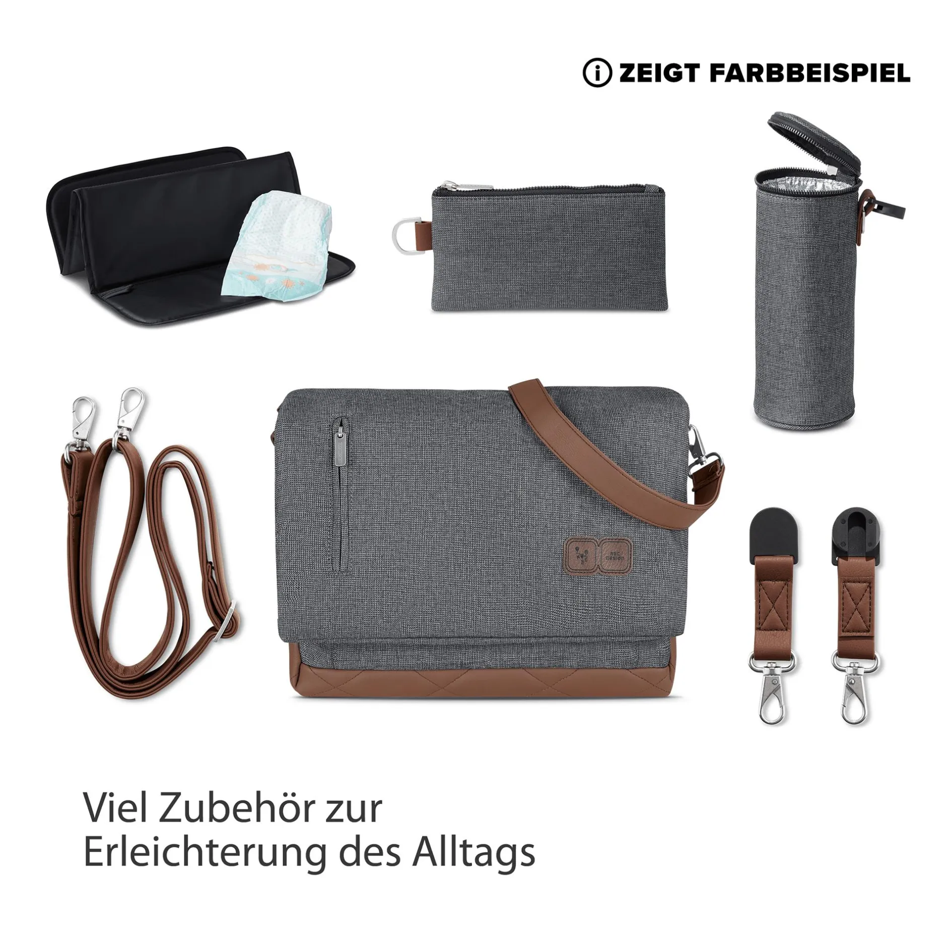 ABC DESIGN Wickeltasche Urban Biscuit* Wickeltaschen