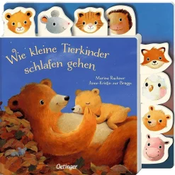 OETINGER Wie kleine Tierkinder schlafen gehen*Kinder Kinderbücher|Spielzeug Ab 2 Jahre