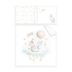LITTLE ONE Wiegenwäsche Elefant* Babybettwäsche