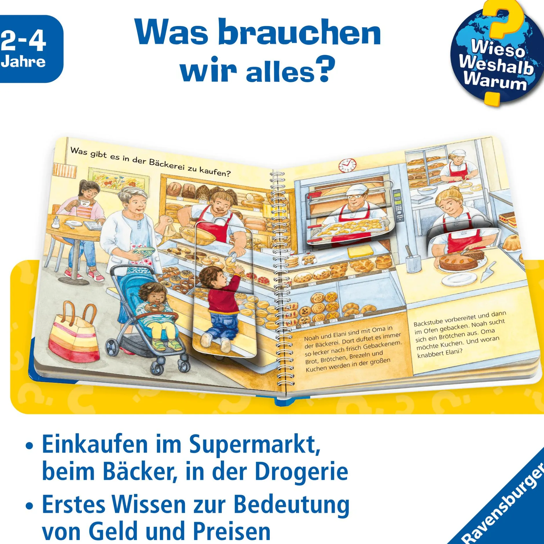 Ravensburger Wieso? Weshalb? Warum? Wir gehen einkaufen*Kinder Kinderbücher