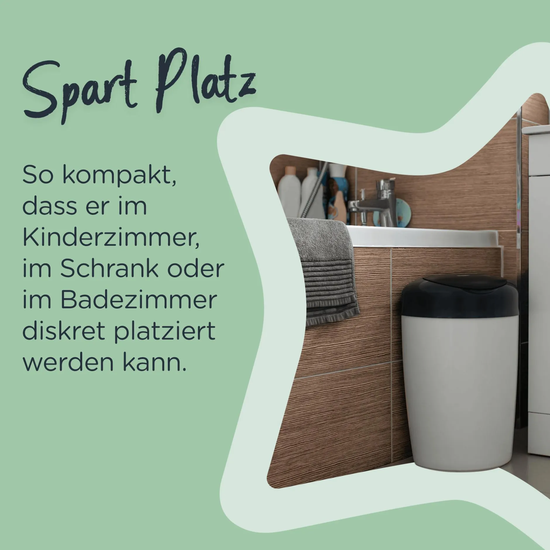 tommee tippee Windeleimer Simplee Sangenic mit 6 Nachfüllkassetten* Windeleimer