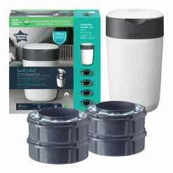 tommee tippee Windeleimer Twist & Click mit 4 Nachfüllkassetten* Windeleimer