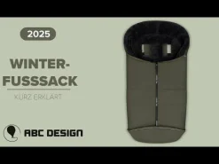 ABC DESIGN Winterfußsack Black*Kinder Kinderwagen Zubehör