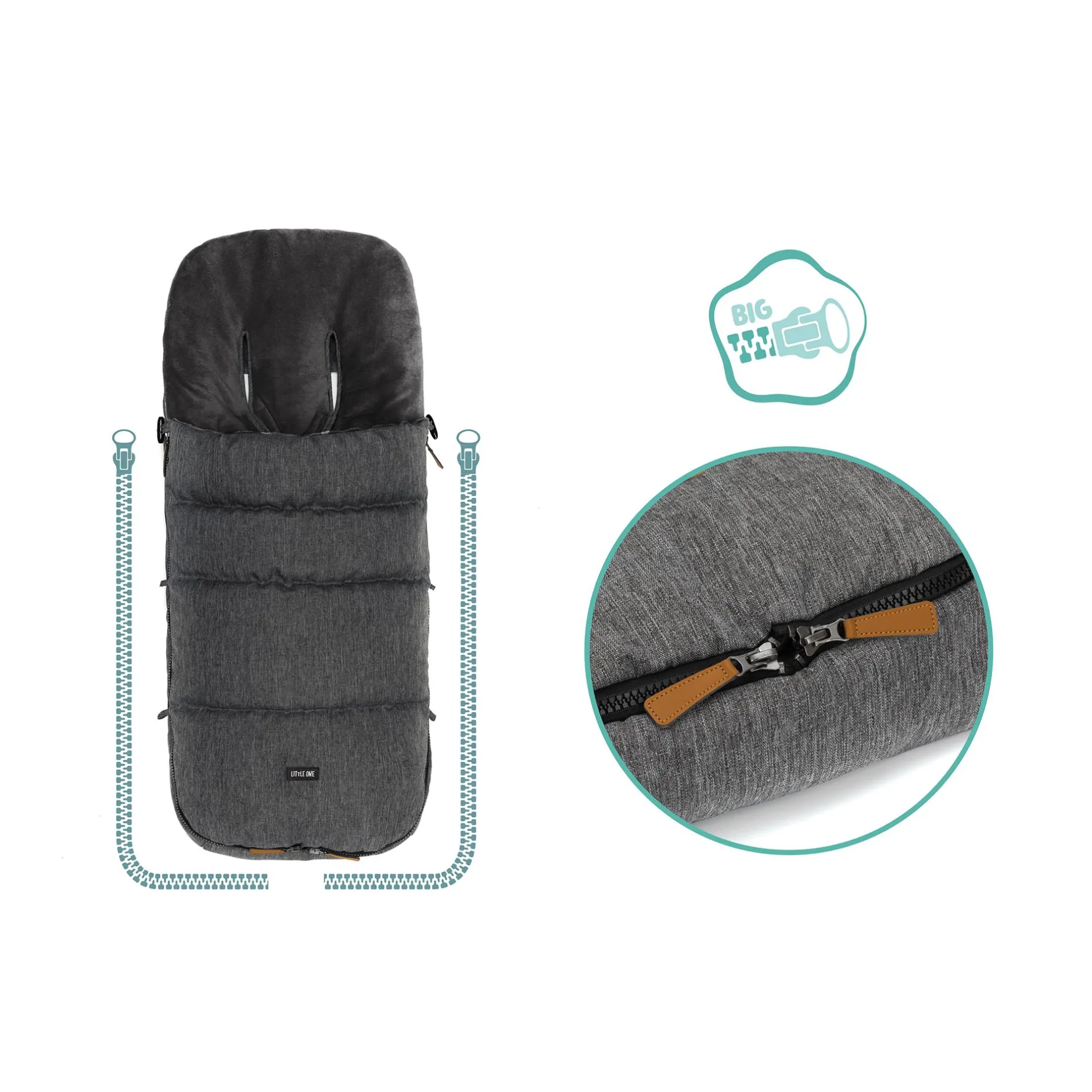 LITTLE ONE Winterfußsack Styler*Kinder Kinderwagen Zubehör