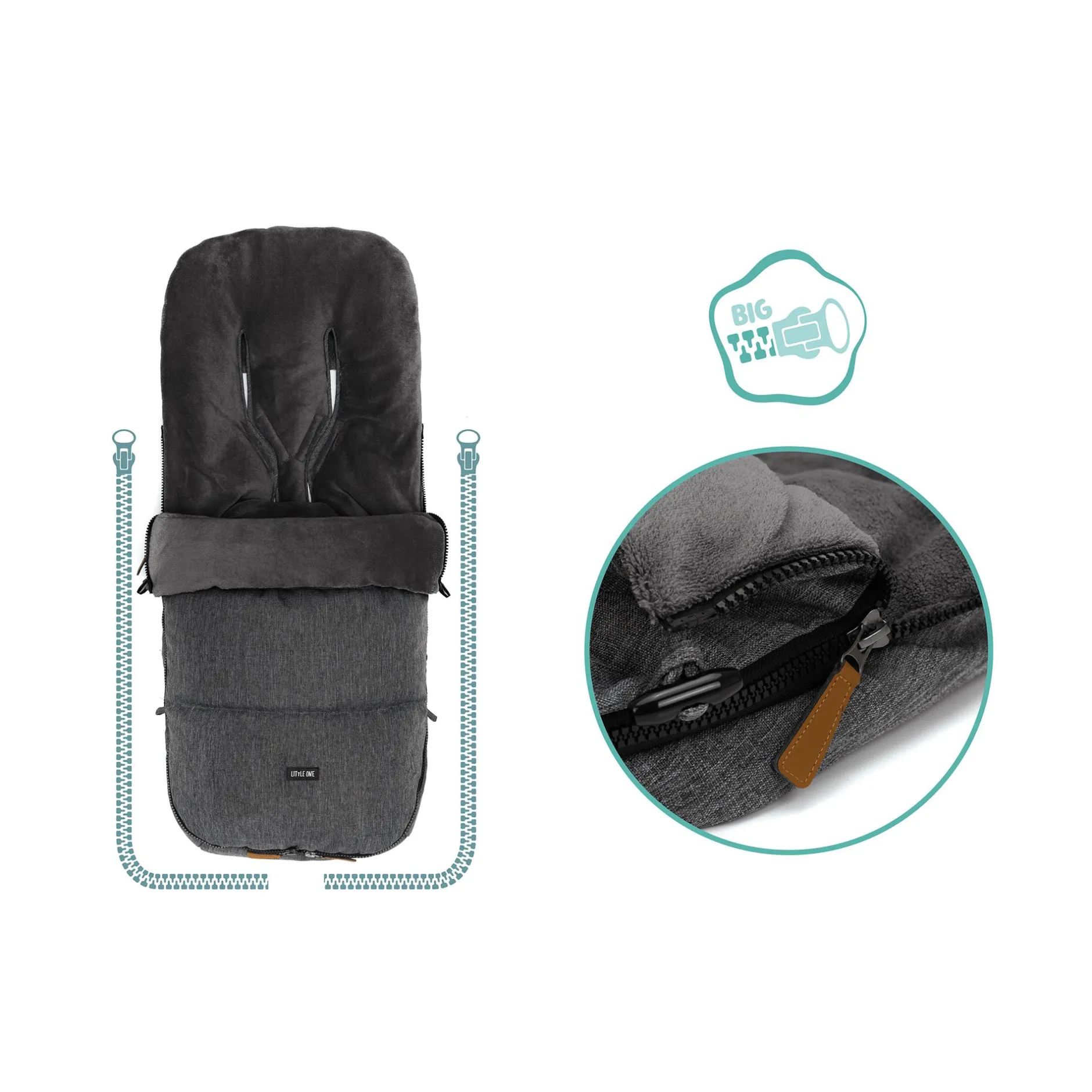 LITTLE ONE Winterfußsack Styler*Kinder Kinderwagen Zubehör