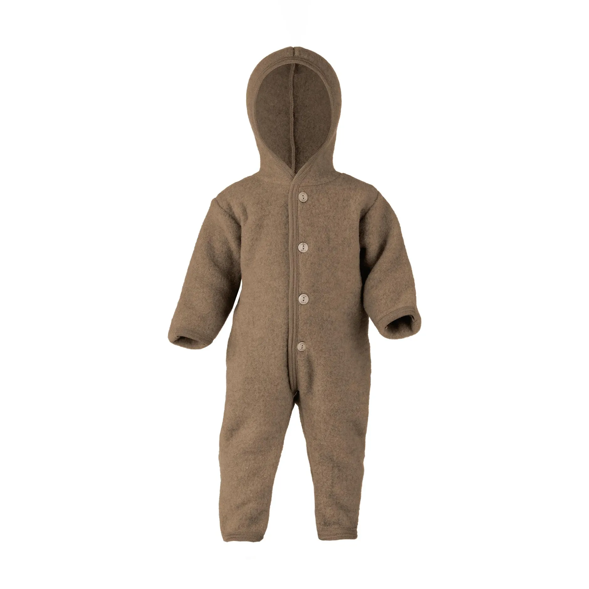 ENGEL Wollwalk-Overall Walnuss Melange* Overalls