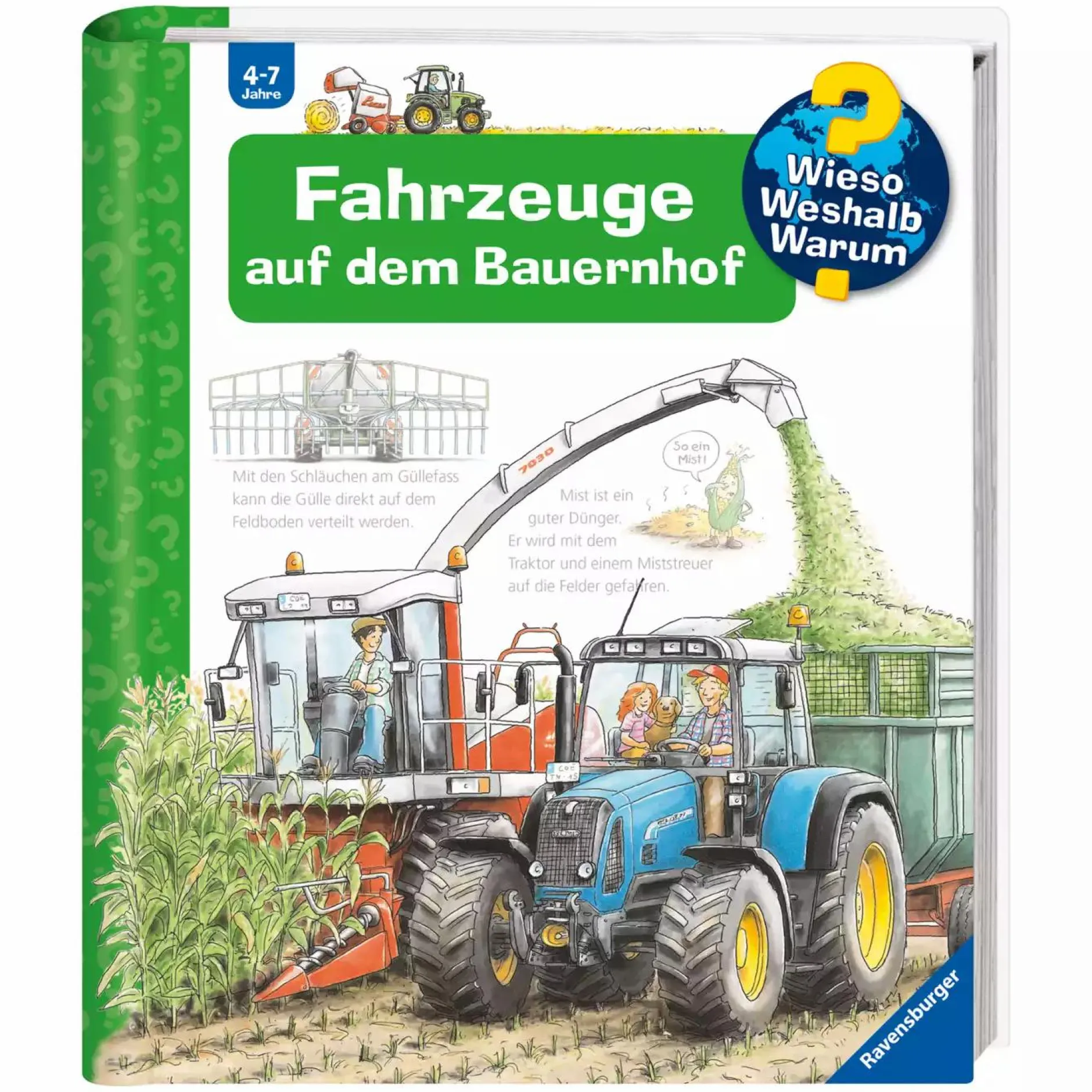 Ravensburger WWW Fahrzeuge auf dem Bauernhof*Kinder Kinderbücher|Spielzeug Ab 4 Jahren