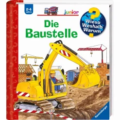 Ravensburger WWW junior Die Baustelle*Kinder Kinderbücher|Spielzeug Ab 2 Jahre