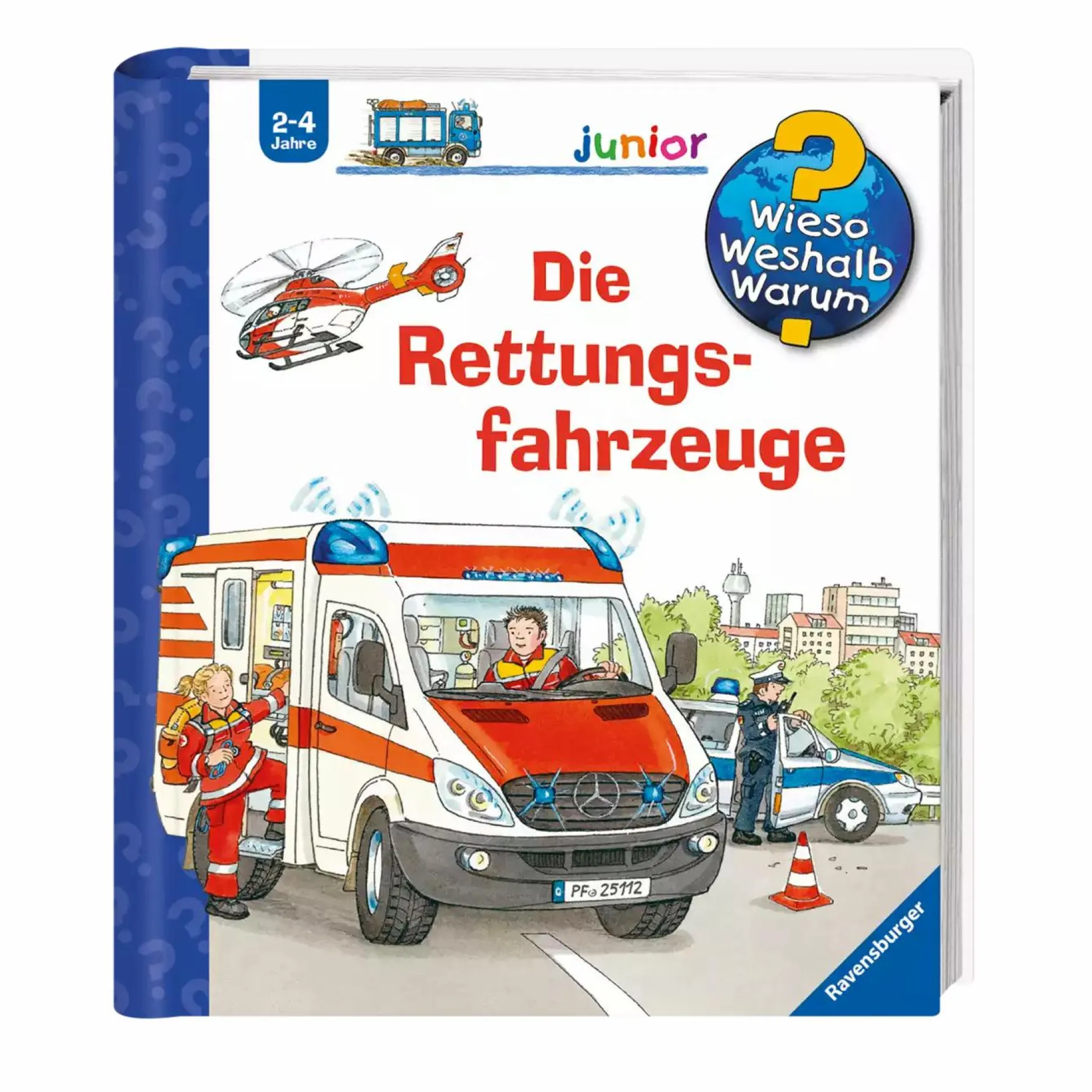 Ravensburger WWW junior Rettungsfahrzeuge*Kinder Kinderbücher|Spielzeug Ab 2 Jahre