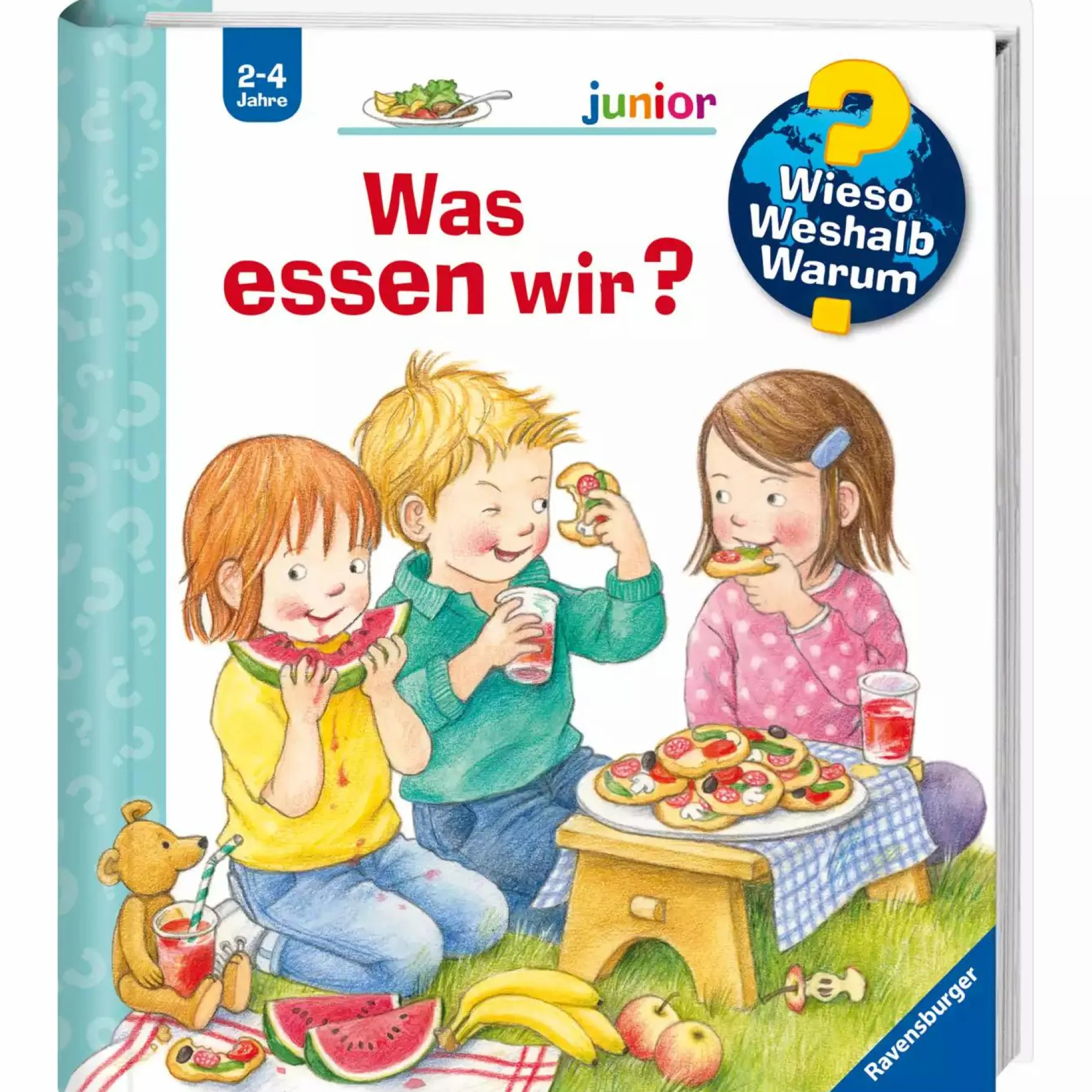 Ravensburger WWW junior: Was essen wir?*Kinder Kinderbücher|Spielzeug Ab 2 Jahre