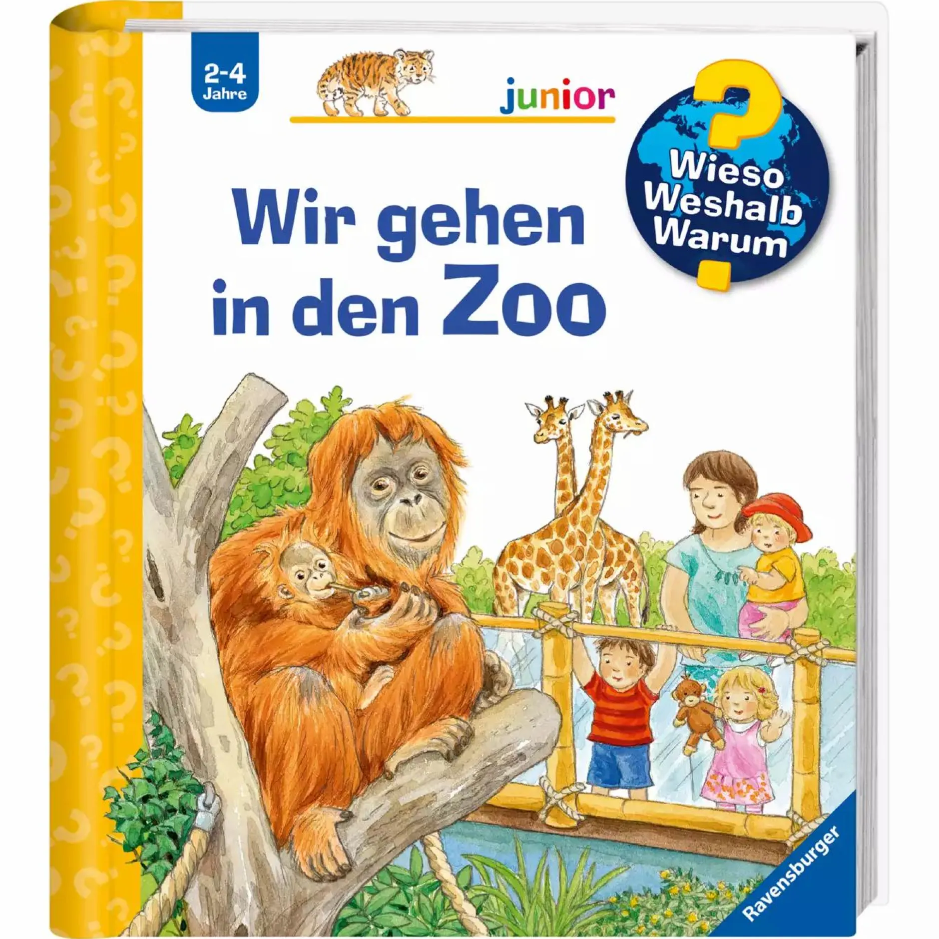 Ravensburger WWW junior: Wir gehen in den Zoo*Kinder Kinderbücher|Spielzeug Ab 2 Jahre