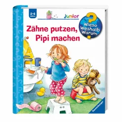 Ravensburger WWW junior Zähne putzen, Pipi machen*Kinder Kinderbücher|Spielzeug Ab 2 Jahre