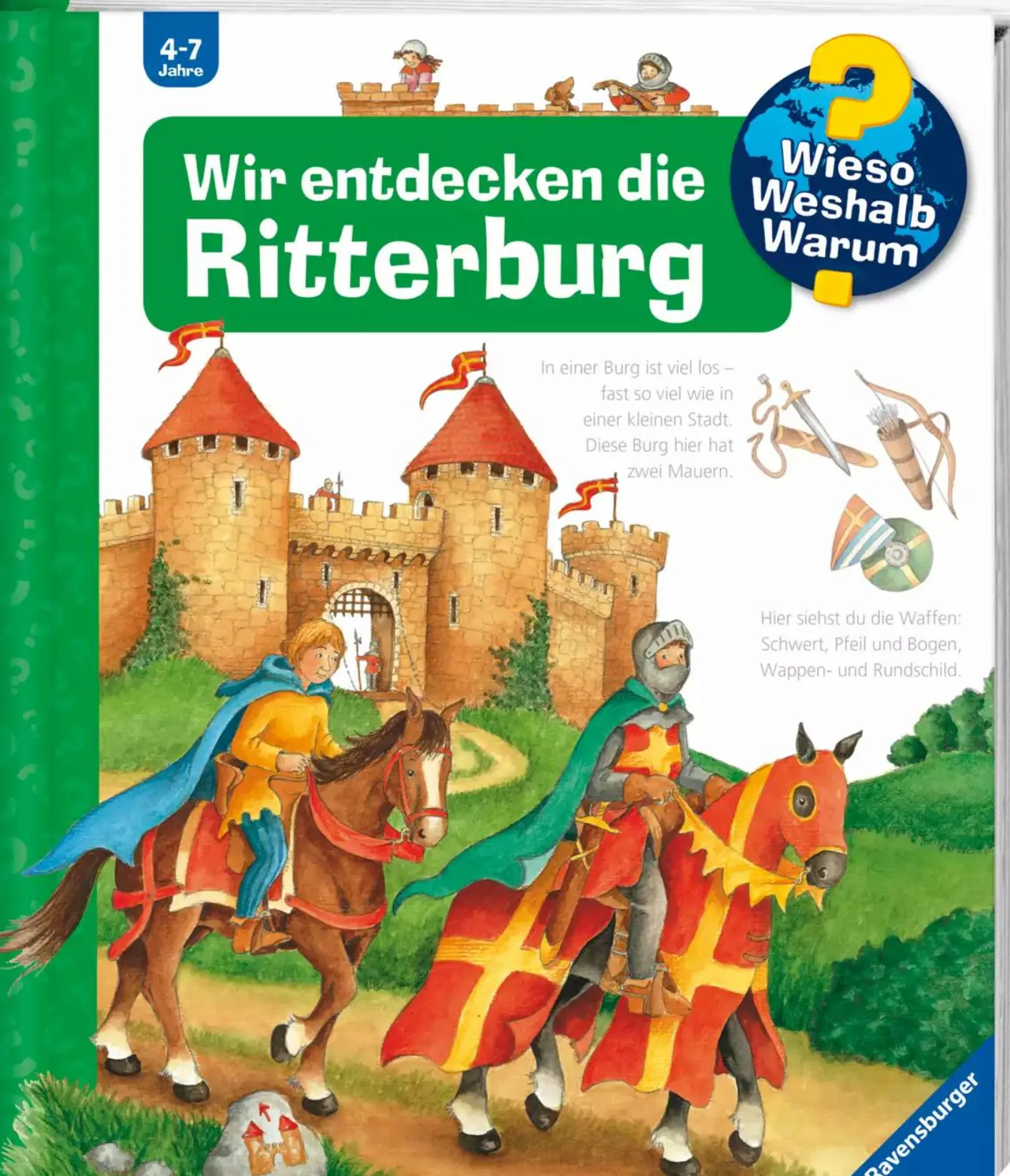 Ravensburger WWW Wir entdecken die Ritterburg*Kinder Kinderbücher|Spielzeug Ab 4 Jahren