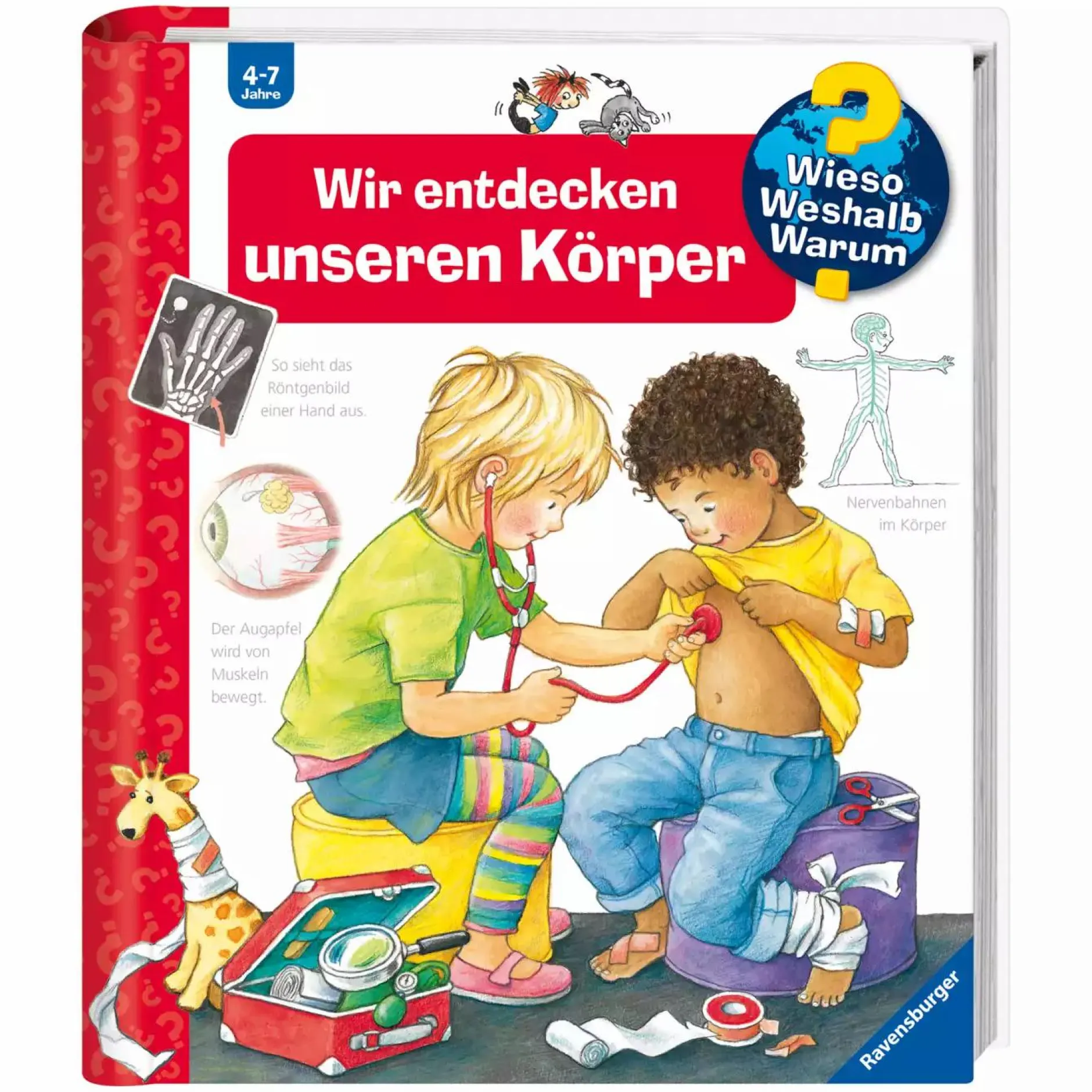 Ravensburger WWW Wir entdecken unseren Körper*Kinder Kinderbücher|Spielzeug Ab 4 Jahren