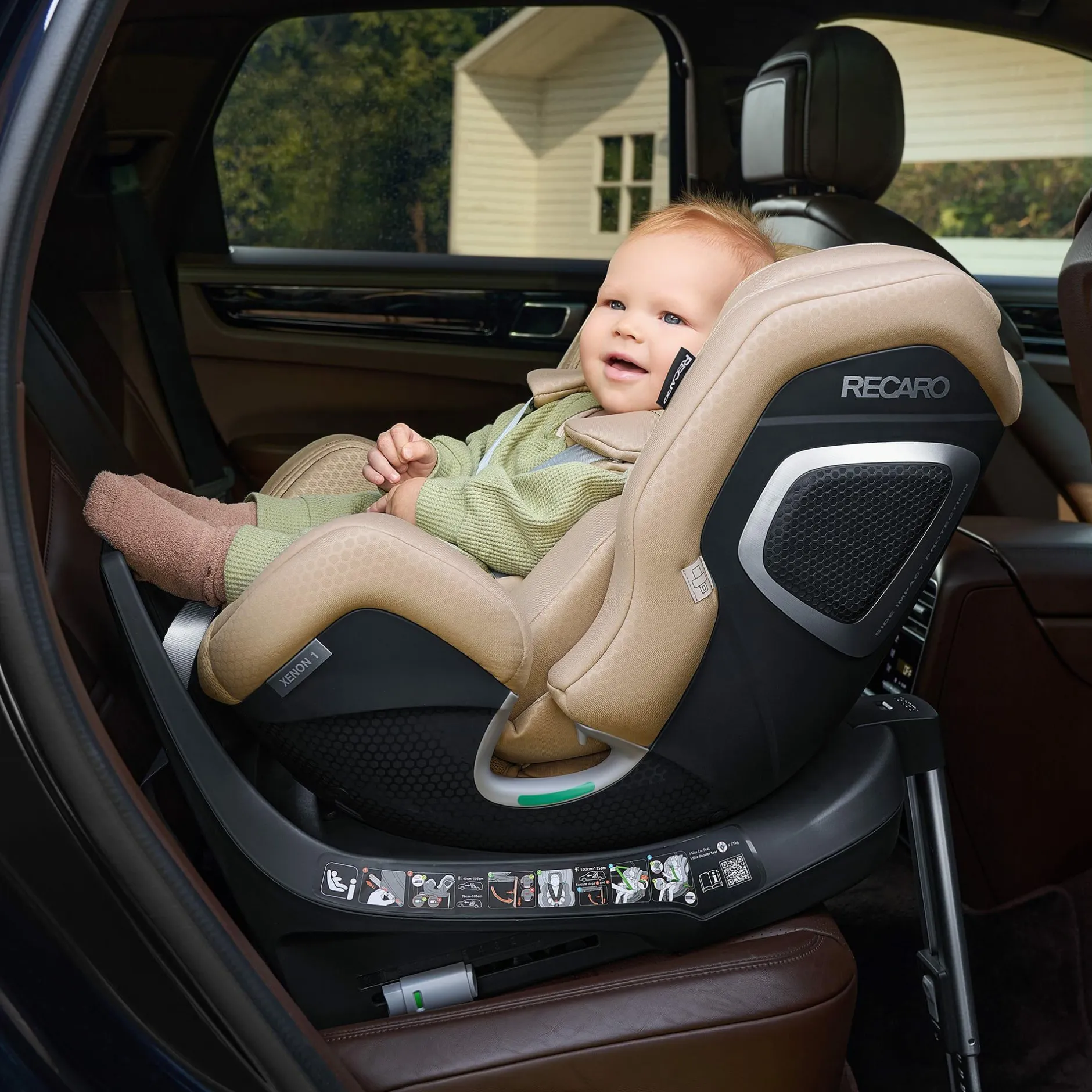 RECARO Xenon 1*Kinder Kindersitze Isofix|Reboarder 0-18 Kg, Gruppe 0+/1