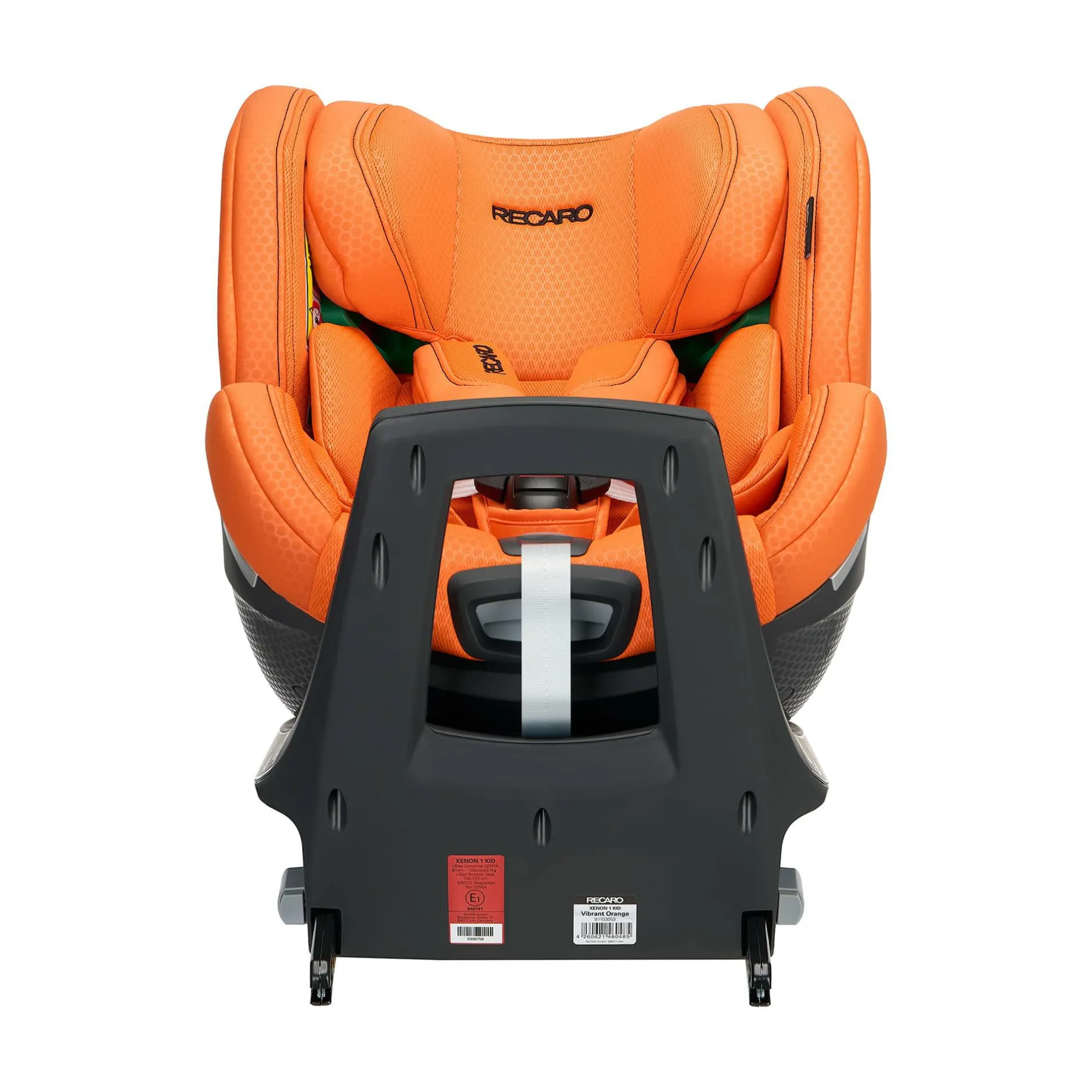 RECARO Xenon 1 KID Vibrant Orange*Kinder Kindersitze Isofix|Reboarder 0-18 Kg, Gruppe 0+/1