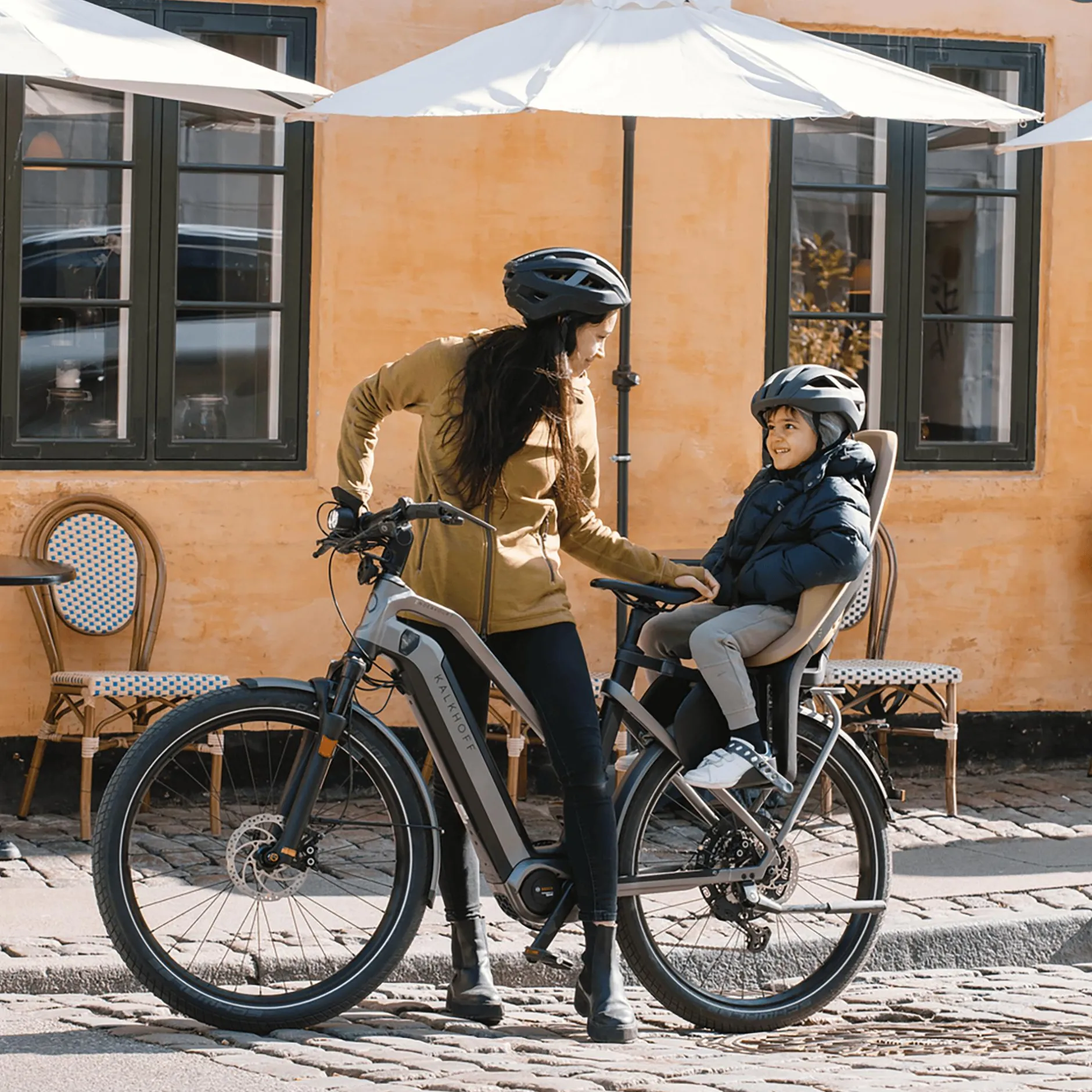 THULE Yepp 2 Maxi Gepäckträgermontage Fennel Tan* Fahrradsitze