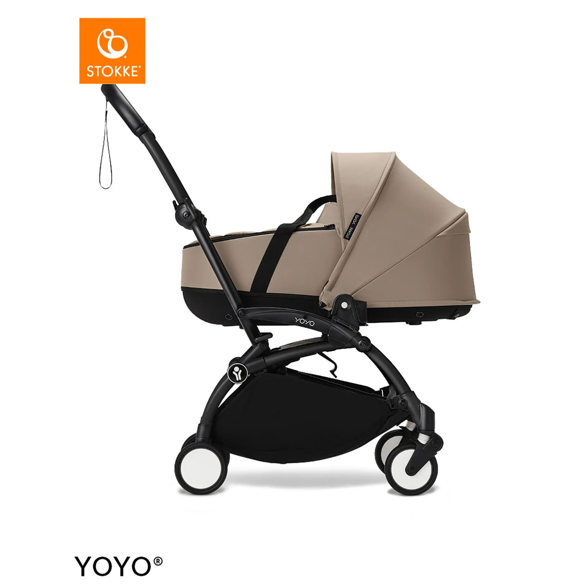 STOKKE YOYO³ 0+ Liegewanne Taupe*Kinder Kinderwagen Zubehör