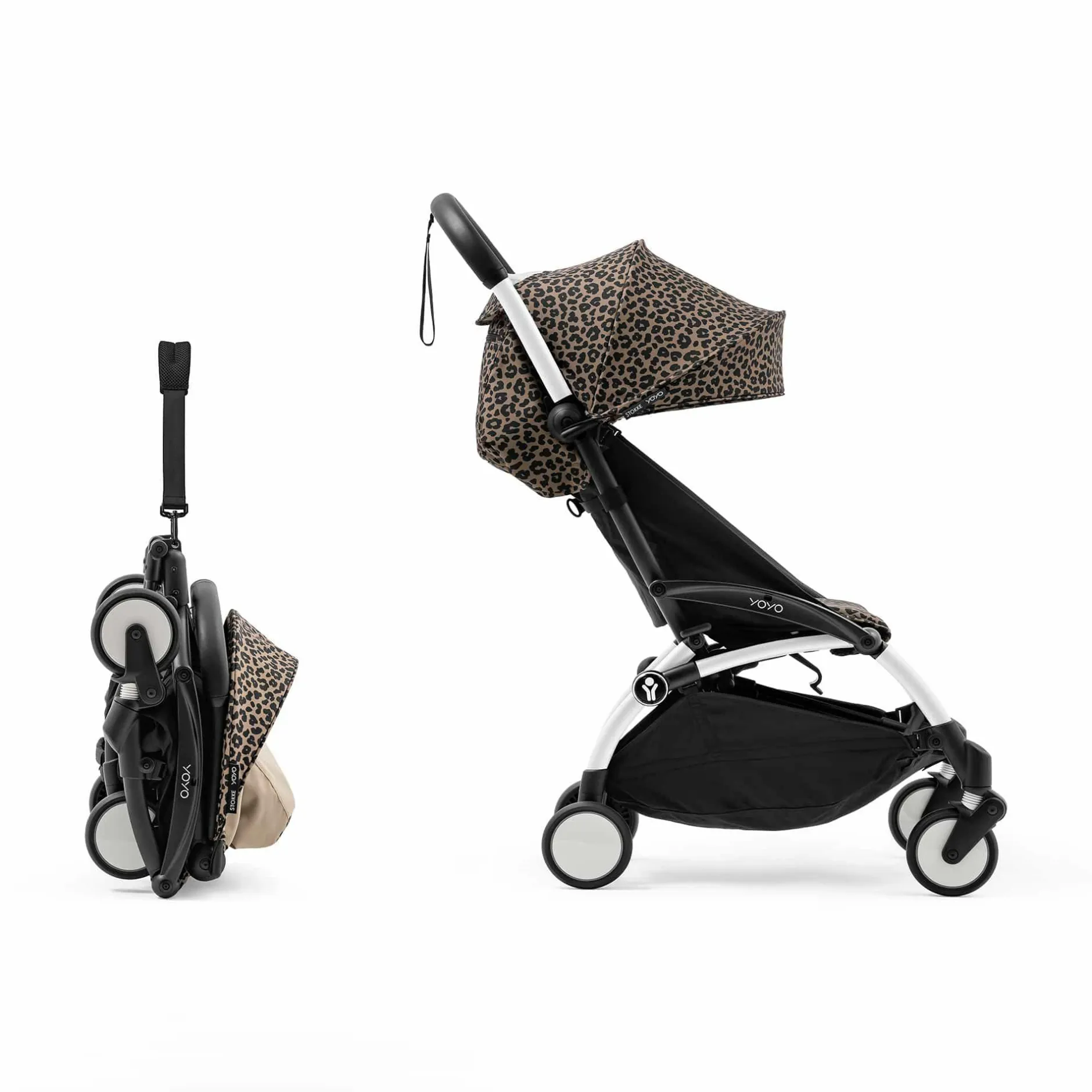 STOKKE YOYO³ 6+ Textilset Leopard*Kinder Kinderwagen Zubehör